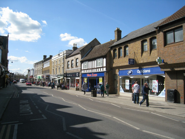 St Neots High Street © Mr Ignavy :: Geograph Britain and Ireland