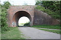 SU5187 : Railway bridge over the track between East and West Hagbourne by Roger Templeman