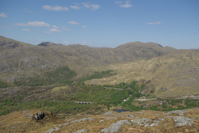 View from the northern slopes of Cruach Doir' an Raoigh