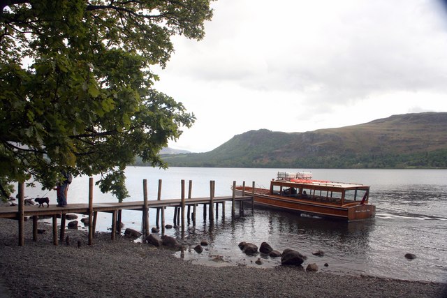 High Brandelhow jetty on Derwentwater © Graham Hogg cc-by-sa/2.0 ...