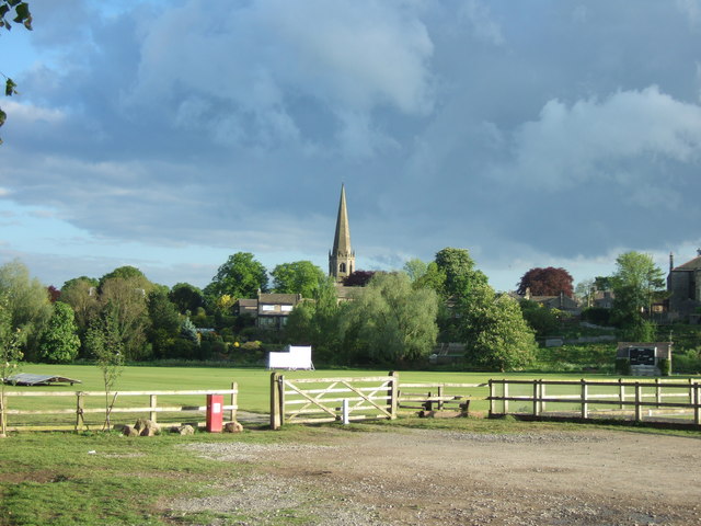Masham Church, from the cricket ground car park