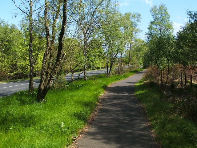 Luss Road and cycle route
