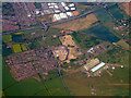 Cardington airship hangars from the air