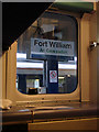 Awaiting departure from Fort William in the Caledonian Sleeper