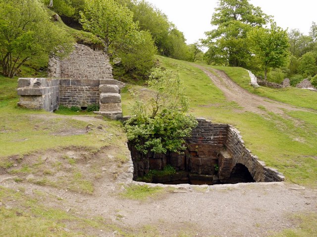 Middlehope Burn At Low Slitt Lead Mine © Andrew Curtis :: Geograph 