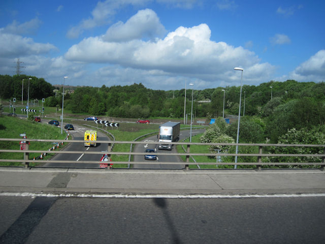 M6 Junction 26 Roundabout © John Firth Geograph Britain And Ireland 3129