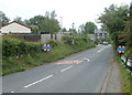 Road from Caerleon reaches Llangybi