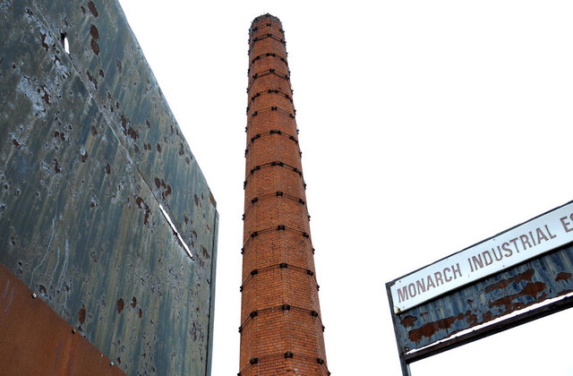 Former Monarch Laundry chimney, Belfast