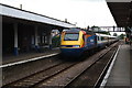 Train passing through Wymondham Station