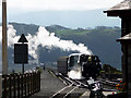 SH5738 : Steam Train, Porthmadog Station, Gwynedd by Christine Matthews