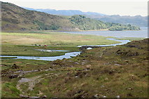 NG8342 : Descending to Loch Kishorn by Jim Barton