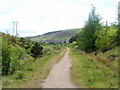 Riverside path approaches Maerdy