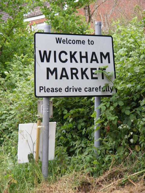 Wickham Market name sign