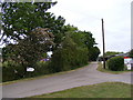 Valley Road to the entrance of Valley Farm