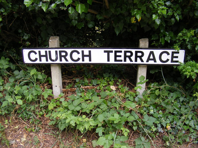 Church Terrace sign