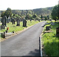 SS9897 : Ferndale Cemetery by Jaggery
