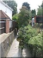 The Quaggy River south of Eltham Road (A210), SE9