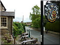 Some of the outside seating at the Radcliffe Arms