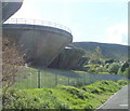 Four large concrete water tanks, Ferndale