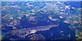 RAF Woodbridge and Former RAF Bentwaters from the air