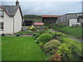 Garden and buildings at Callendoun Farm