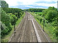 Railway line towards Doncaster