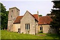 The rear of St Bartholomew Church in Holton