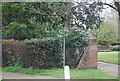 HWLT sign, Rolvenden Layne