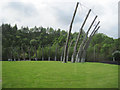 Sculpture on Stoneymollan Roundabout