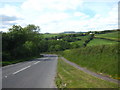 The A3082 approaching Polmear