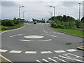 Entrance and exit road for Belmont Park and Ride Station