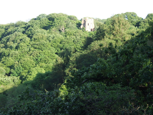 Hackfall Woods - Mowbray Castle from near the Ruin