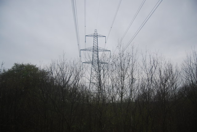 Pylon above Fore Wood