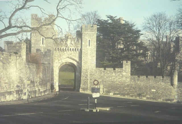 Gatehouse to Arundel Castle in 1967
