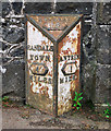 Milepost near Antrim