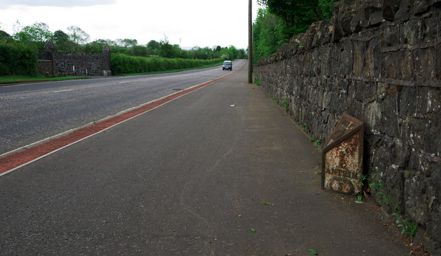 The Castle Road near Randalstown