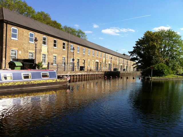 Canal side houses near Copper Mill