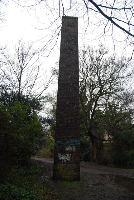 Sewer Vent by the Water of Leith Walkway