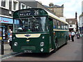 Bus displayed at the north end of Preston Street, Faversham