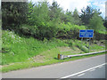 Information sign just before overbridge between junctions 27 and 26