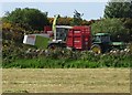 Silage making on the Quarter Road, Glasdrumman