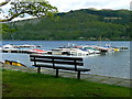 Jetties and pleasure craft at Ardtrostan