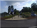 Roundabout on Leighton Buzzard Road, Piccotts End