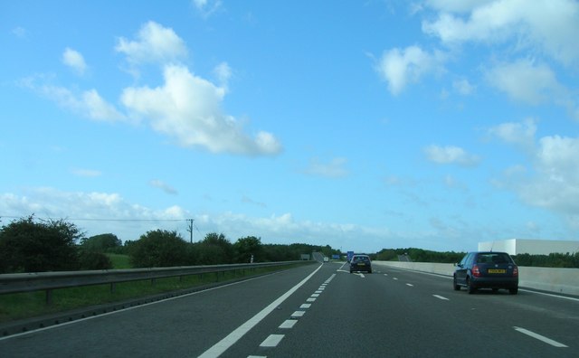 M18 Approaching Junction 4