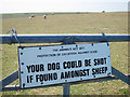 TQ5800 : Animals Act 1971 sign by Oast House Archive