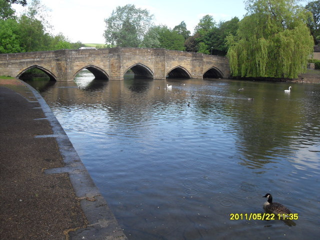 Bakewell bridge across the River Wye