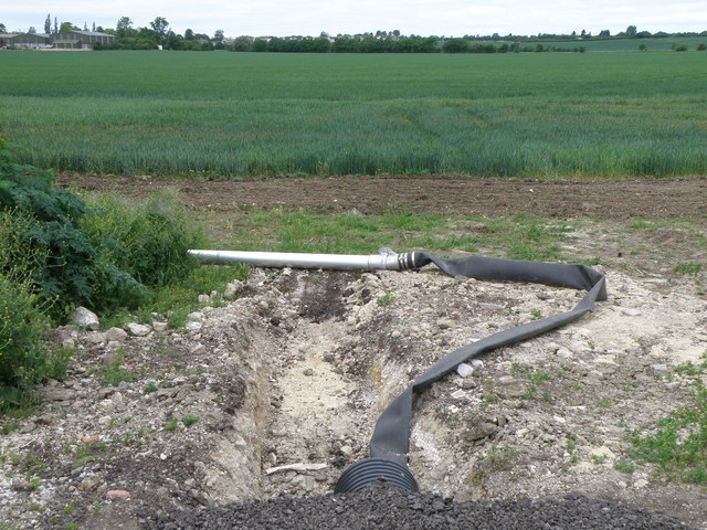 Irrigation pipe, Pidley cum Fenton