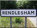 TM3454 : Rendlesham sign by Geographer