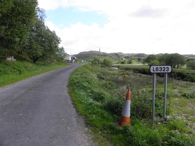 Road at Derrynanaspol