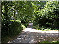 Church Road, Bruisyard and footpath to Shrublands Farm